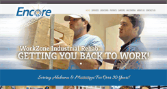 Desktop Screenshot of encorerehab.com